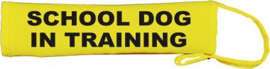 School Dog In Training Lead Cover / Slip