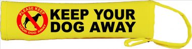 Keep Your Dog Away - Fluorescent Neon Yellow Dog Lead Slip