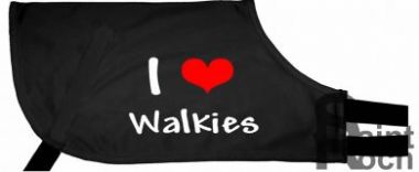 I Love Walkies - Greyhound Coat